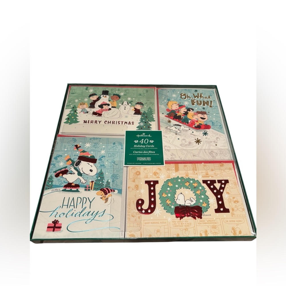 Hallmark Holiday Card Collection in Charlie Brown Peanuts